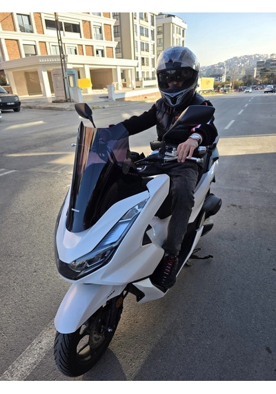 Motocam Honda Pcx Ön Cam 2021-2024 Model 47cm Siyah Renkli 4mm Sportif