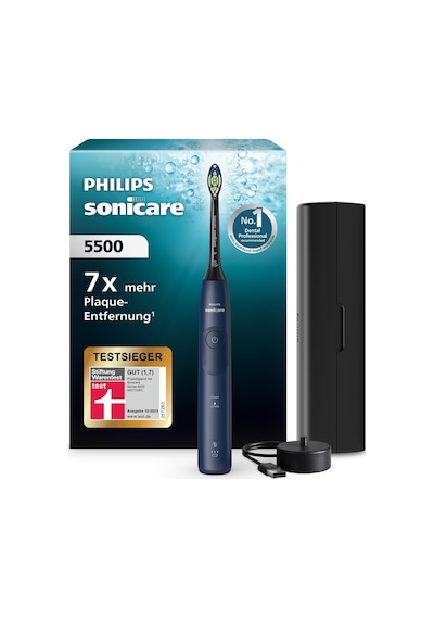 Philips Sonicare 5500 Elektrikli Diş Fırçası, 2 Fırçalama Moduna Sahip Sonic Diş Fırçası, Basınç Kontrolü, Easystart, Smartimer Ve Brushpacer, Donanma, Model Hx7113/01 Yeni Teknoloji Philips Sonicare 5500 Elektrikli Diş Fırçası, 2 Fırçalama Moduna Sahip Sonic Diş Fırçası, Basınç Kontrolü, Easystart, Smartimer Ve Brushpacer, Donanma, Model Hx7113/01 Yeni Teknoloji