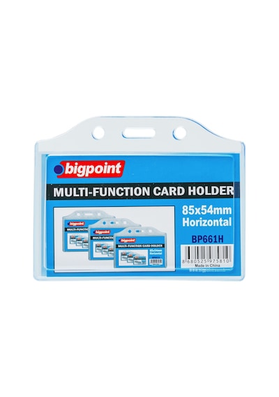 Bigpoint Çok Amaçlı Kart Kabı Yatay 85x54mm 10'lu Poşet