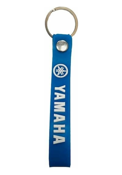 Yamaha Uyumlu Anahtarlık Mavi Beyaz