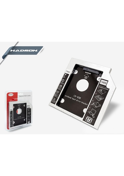 Hadron Hd967 12.7 MM Sata Hdd Caddy Laptop İkinci Hdd Kızak Yuvası