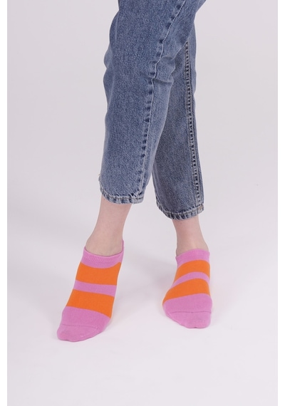 The Socks Company 3 Çift Kadın Patik Çorap Çok Renkli