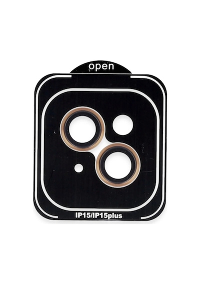 Joko iPhone Uyumlu 15 Pvd Metal Kamera Lens - Turuncu