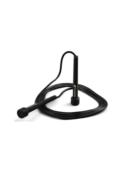 Sporsize Speed Rope - Uzunluğu Ayarlanabilir Atlama İpi 280 Cm Siyah