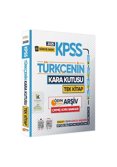 2025 Kpss Kara Kutu Genel Yetenek Tekli Kitap Set Çıkmış Soru Bankası Konu Özetli Video/pdf Çözümlü