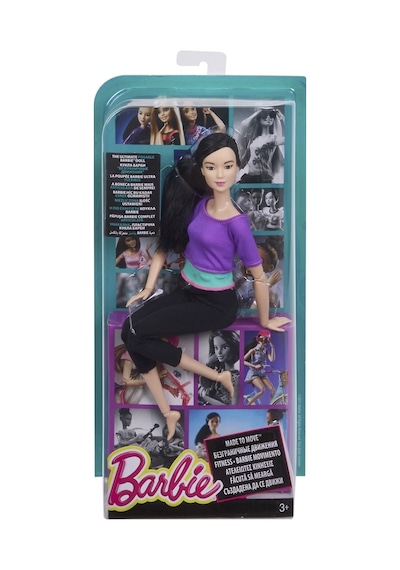 Mattel Dhl - 84 Barbie Siyah Saçlı Sonsuz Hareket Bebeği