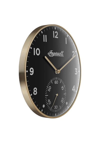 Ingersoll Ic003gb Duvar Saati Siyah