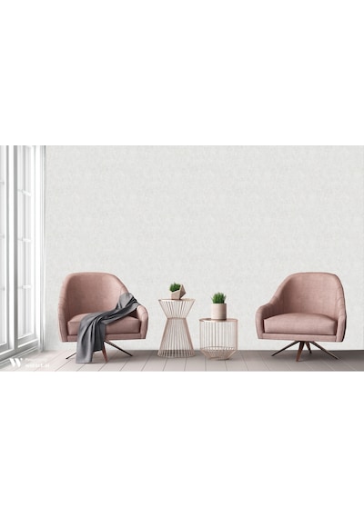 Adawall Muse Koleksiyonu- Desenli Duvar Kağıdı 16,5 M2 Beyaz