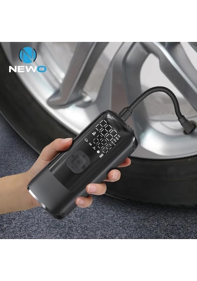 Newo Şarjlı Lastik Şişirme Pompası Işıklı Kp01