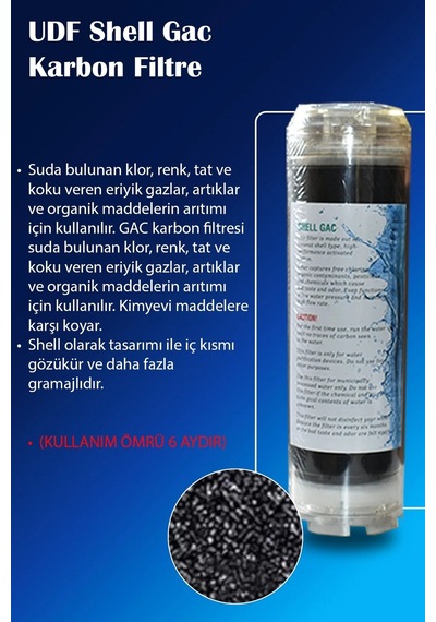 WaterMelon İhlas Cebilon Su Arıtma Cihazı 5 Aşamalı WaterMelon Membranlı 1 Yıllık Bakım Seti