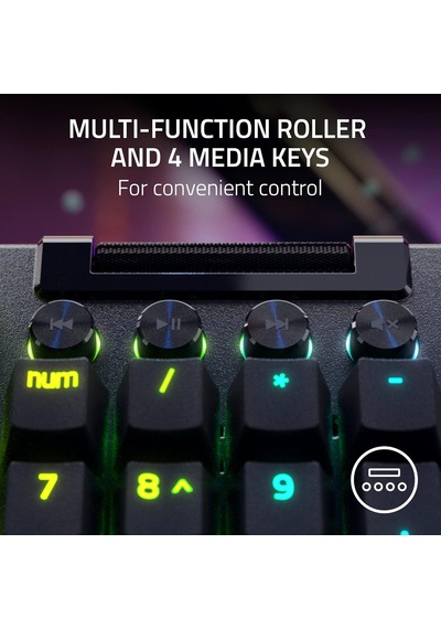 Razer Blackwidow V4 Pro Yeşil Anahtar - Mekanik Oyun Klavyesi