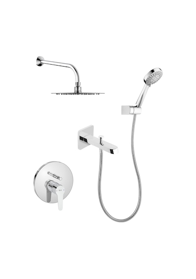 Roca Estreia Pack Eco 5'li Ankastre Banyo Seti Krom