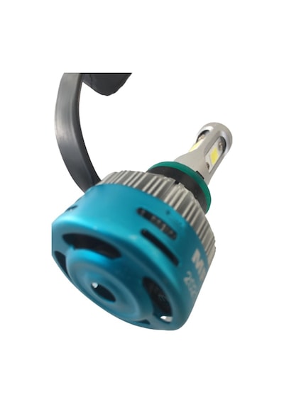 Motosiklet M3 Üniversal Led Zenon 5000l Beyaz Işık Ampul Mfk Siyah