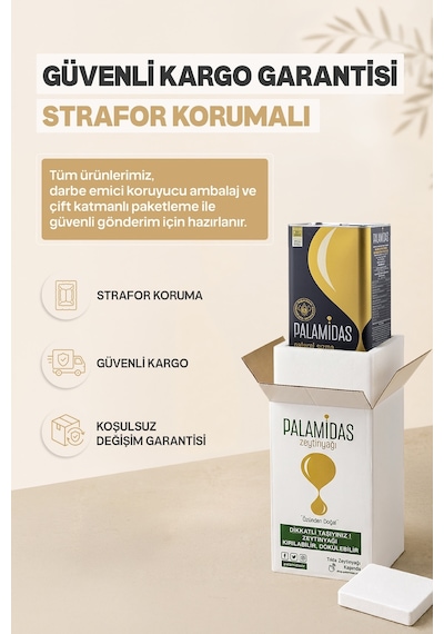 Palamidas Soğuk Sıkım Natürel Sızma Zeytinyağı Özel Harman 5 L