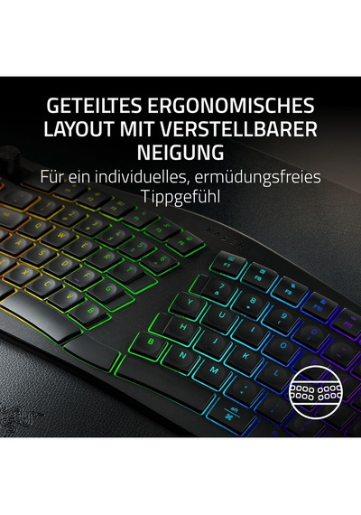 Razer Pro Type Ergo Kbs Klavye Us Rz03-05440100-r3m1