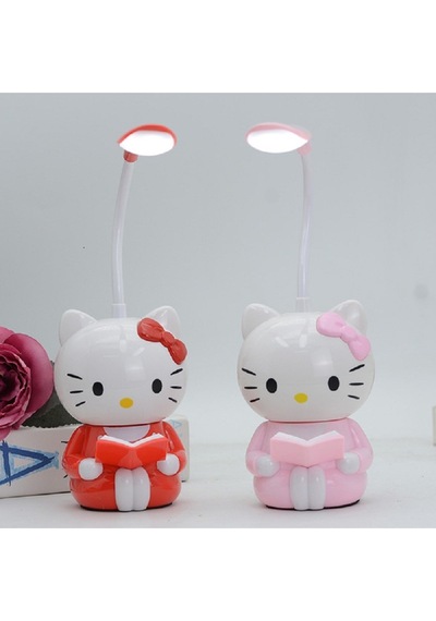 Hello Kitty Şarjlı Masa Lambası Pembe 15x9