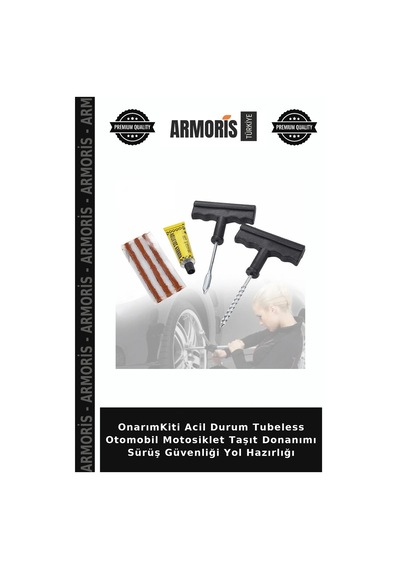 Onarımkiti Acil Durum Tubeless Otomobil Motosiklet Taşıt Donanımı Sürüş Güvenliği Yol Hazırlığı