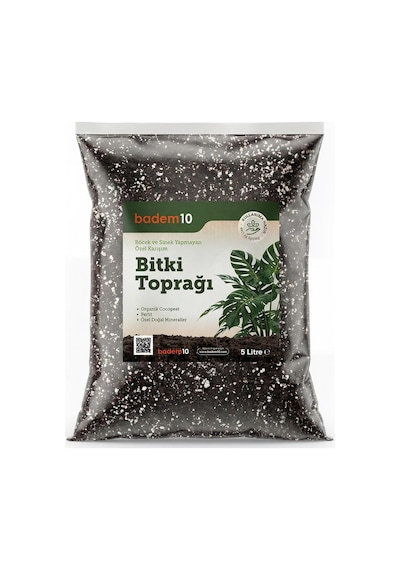 Tr Organik Cocopeat 5x4 20 Litre Perlit Pomza Karışımlı Genel Bitki Çiçek Saksı Bahçe Toprağı Toprak