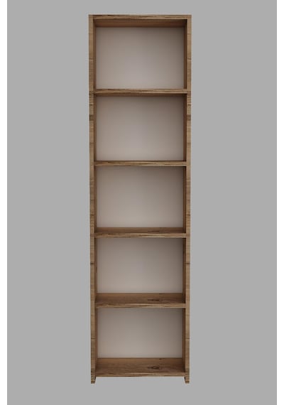Libro Pine Kitaplık 5 Raflı Çok Amaçlı Düzenleyici Raf 160 Cm Dekoratif Atlantik Çam Çok Renkli