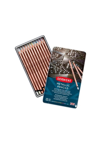 Derwent Metallic 12'li Metalik Kalem Seti 2305599