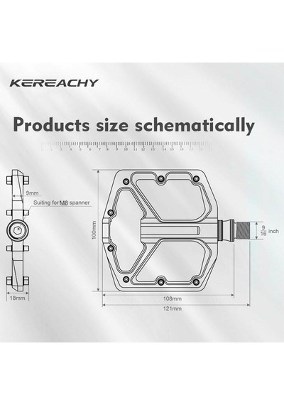 Kenze 3 Rulmanlı Ultralight Alüminyum Alaşımlı Mtb Bmx Geniş Hafif Platform Pedal Yeşil Mor