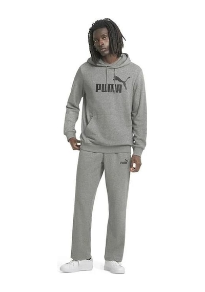Puma Ess Big Logo Hoodie Erkek Sweatshırt-gri