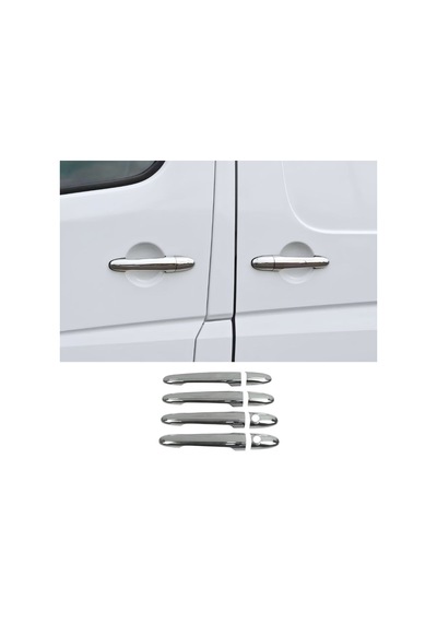 Ebal Otomotiv VW Crafter Krom Kapı Kolu 4 Kapı 2006-2016 P. Çelik