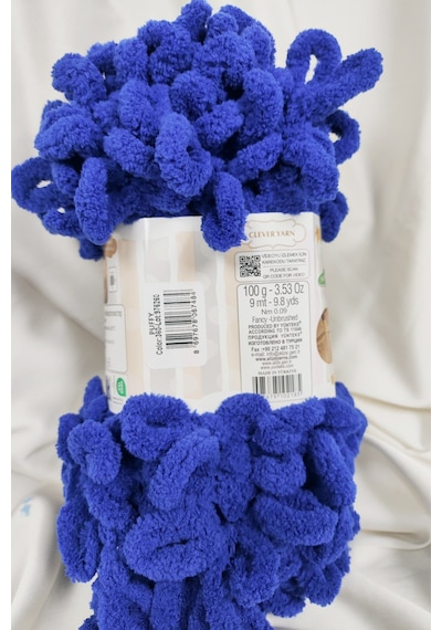 Puffy Gece Mavisi El Örgü İpi 100gr. 9mt. 5'li Paket - Renk: 360