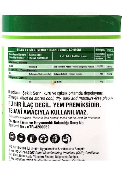 Vetasupra Selene E Vitamini Takviyeli Hayvan Yem Katkı - 1 Kg