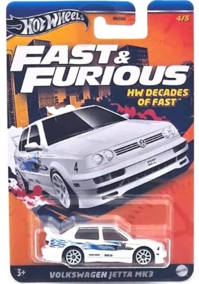 Hot Wheels Fast & Furious Volkswagen Jetta Mk3 Hrw44