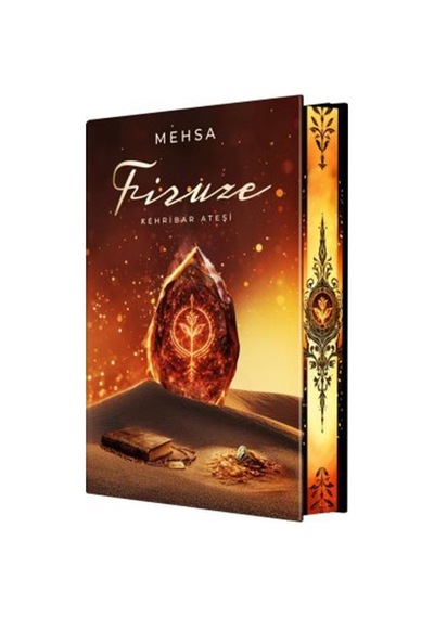 Firuze 1: Kehribar Ateşi Ciltli Yan Boyamalı / Mehsa
