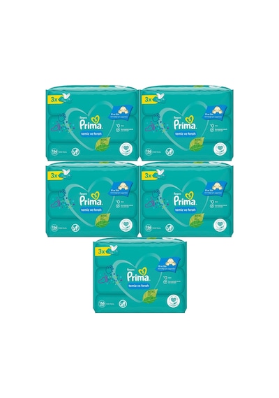 Prima Islak Havlu Mendil Temiz Ve Ferah Bebek Kokulu (15 Li Set)