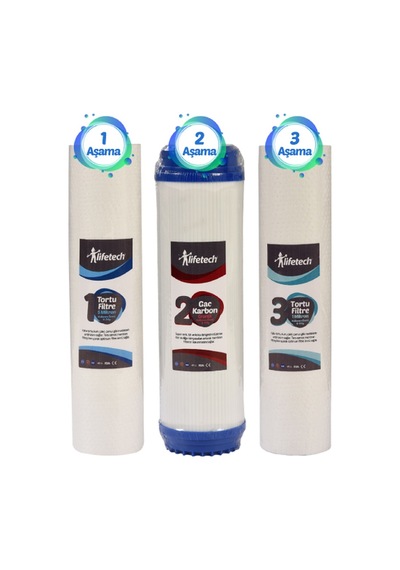 Lifetech 3 Aşama Filtre Seti