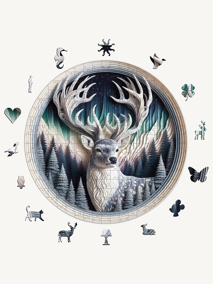 Ncpuzzles Geyik Deer - 49 Cm X 49 Cm Yapboz