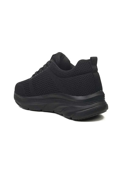 Parley 286-26 Anorak Anatomik Taban Bağcıklı Kadın Sneaker Siyah