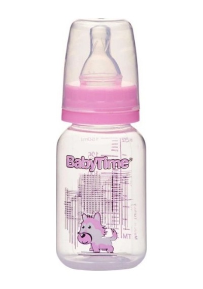 Babytime Kiraz Uçlu Pp Klasik Biberon 150 Ml 1 Numara 0-6 Ay Bt066 Pembe