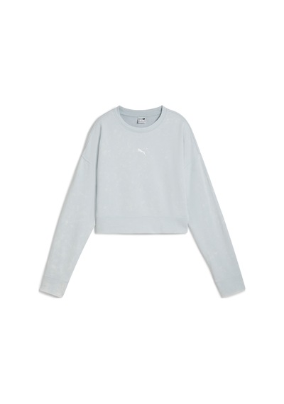 Puma Dare To Relaxed Washed Crew Mavi Kadın Sweatshirt