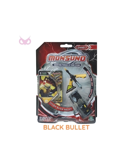 Monsuno Lisanslı 3 Lü Fusion Figür Seti Black Bullet, Shadowhornet, Driftblade Tek Beden