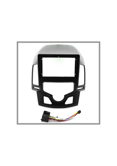 Govimaks Hyundai İ30 2008-2011 Dijital Uyumlu 9" Siyah Androıd Multimedya Çerçevesi - Soket