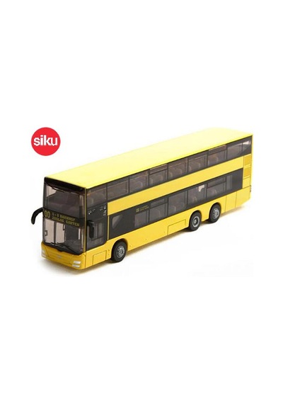 Siku 1884 Man Double-Decker Cıty Bus Metal Plastik Oyuncak Çift K