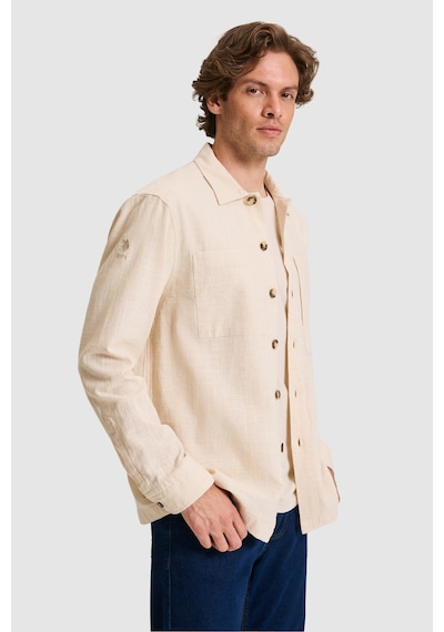 U.s. Polo Assn. Erkek Bej Gömlek Desenli 50324763-vr011