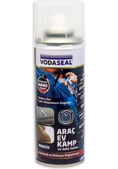 Vodaseal Nano Kumaş Koruyucu Sprey Şeffaf 200 Ml. 1 Adet
