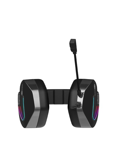 Ht402 Usb Kablolu Surround 7.1 Rgb Led Aydınlatmalı Çıkartılabilir Mikrofonlu Kulak Üstü Gaming Kulaklık Siyah