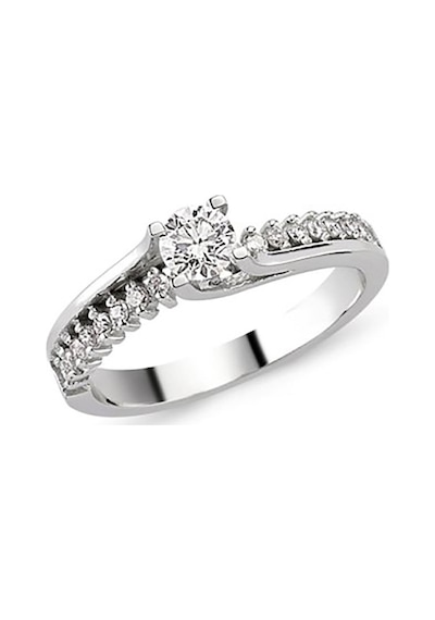 Tektaş Pırlanta Yüzük 0.52 Ct G-Vs Sı 3.35 Gram 18 Ayar Altın