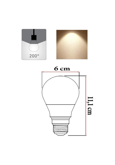 Panasonic 10,5w 75w Led Ampul E27 2700k - Sarı