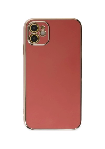 Apple Uyumlu iPhone 12 Uyumlu Kılıf Volet Silikon - Kırmızı