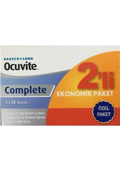Bausch & Lomb Ocuvite Complete 2 x 60 Kapsül