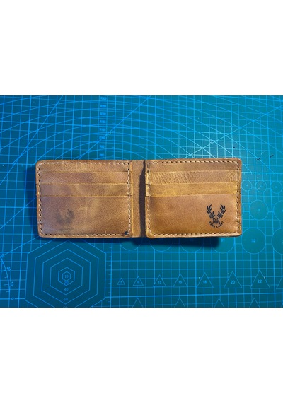 Deer Craft Antler Camel Klasik Cüzdan