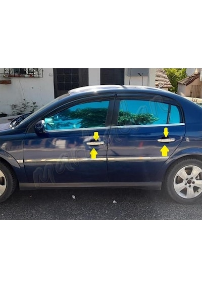 Db Chrome Opel Vectra C Kapı Kolu Nikelajı 2002-2009 4 Kapı P.Çel