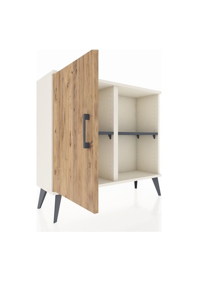 Arges Şifonyer 2 Raflı Tek Kapaklı 88x30x80 Aytaşı-çam/antrasit Çam/antrasit Arges Şifonyer 2 Raflı Tek Kapaklı 88x30x80 Aytaşı-çam/antrasit Çam/antrasit